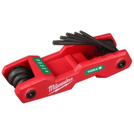 Juego de 8 llaves Torx compacto MILWAUKEE Ref.4932480979