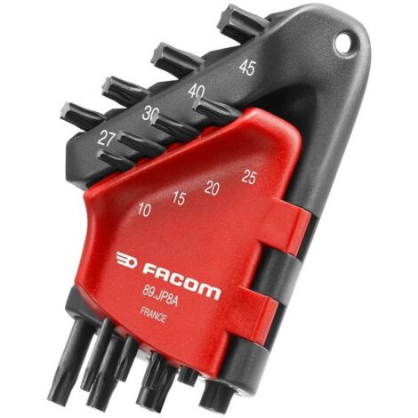 Juego de 8 llaves Torx FACOM en estuche - 89.JP8A