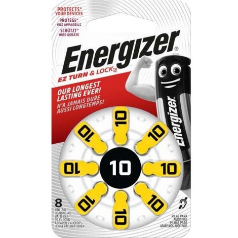 Juego de 8 pilas para audífonos de zinc de 1,4 V ENERGIZER