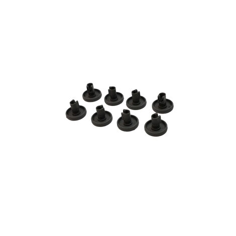 Juego de 8 ruedas cesto inferior para lavavajillas 50286965004 AEG, ARTHUR MARTIN, ARTHUR MARTIN ELECTROLUX, ELECTROLUX, FAURE, IK