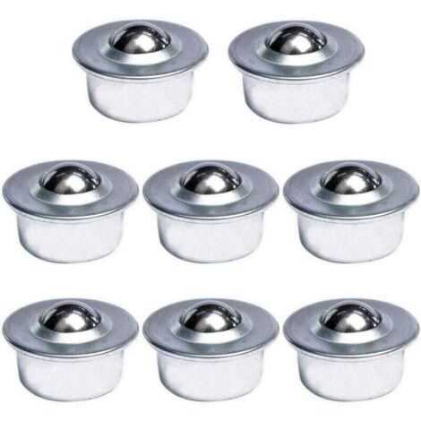 Juego de 8 ruedas con cojinetes de bolas, transferencia de bolas universal