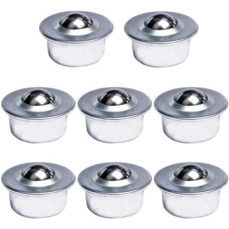 Juego de 8 ruedas universales con cojinetes de bolas