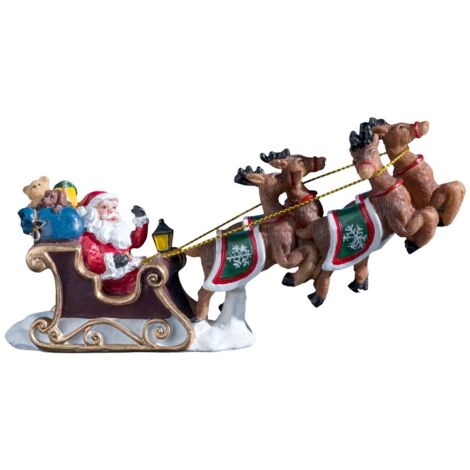 Juego de 9 Santones para la aldea del trineo de Papá Noel - Feeric lights & christmas