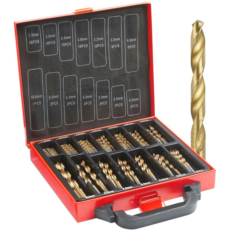 

Jomafa - JUEGO DE 99 BROCAS ACERO HSS CON ESTUCHE 10406