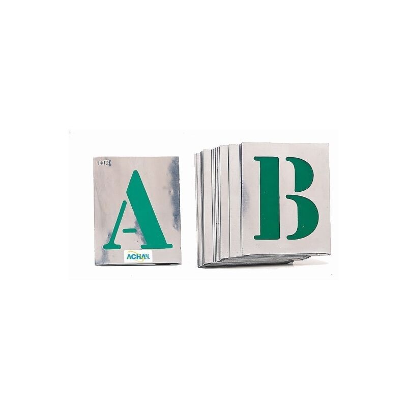 

Letras Rotular Aluminio Jgo 80 Mm