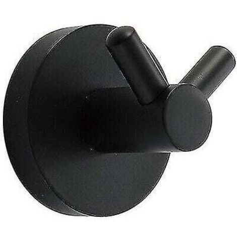 Juego de accesorios de baño de acero inoxidable negro, juego de accesorios de baño, portarrollos de papel higiénico, estante, portaescobillas,