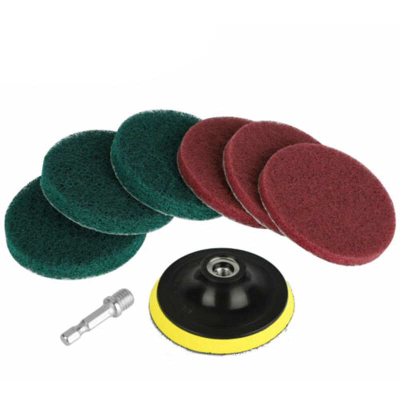 

Asupermall - Juego de accesorios de cepillo de taladro de 7 piezas, kit de limpieza de depurador electrico, limpieza de azulejos de banera combinada,