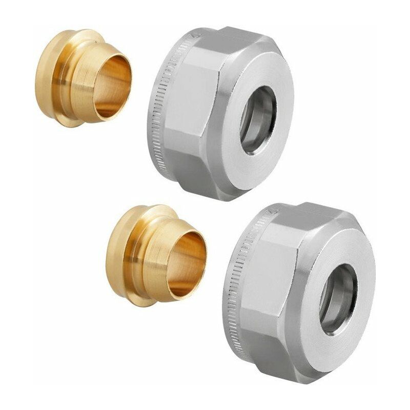

JUEGO DE ACCESORIOS DE COBRE 3/4 x18mm (por 2)