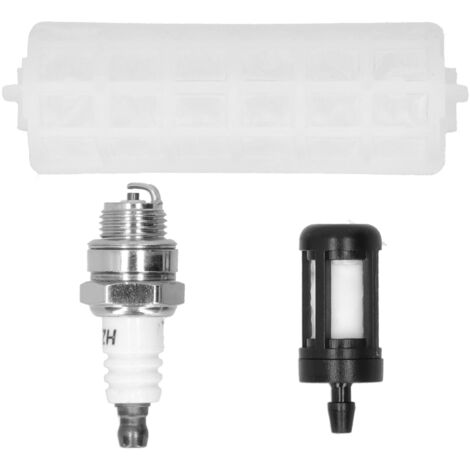 Juego de accesorios para motosierra [incluye bujía, filtro de aire y filtro de combustible] – Compatible con los modelos STIHL de las series 021/023/025/MS210/MS230/MS250 – ABS de alta calidad