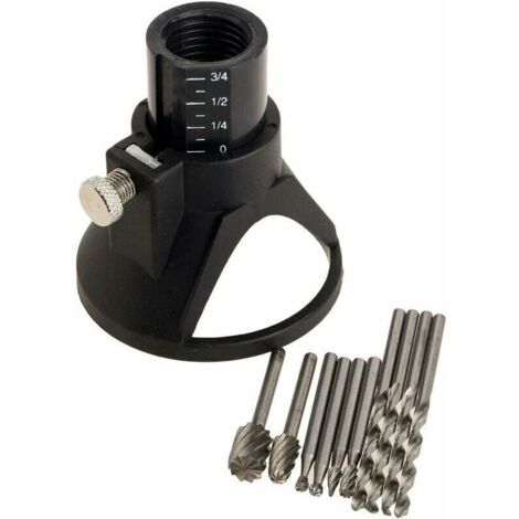 Juego de accesorios rotativos multiherramienta, para guía de corte de taladros, guía de corte rotativa multiherramienta, corte controlado – 11 juegos –