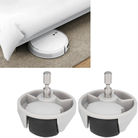 [Juego de accesorios] Rueda delantera universal para aspiradoras robot, compatible con Xiaomi 1S/S50/T4/T7, 2 piezas, ABS y caucho.