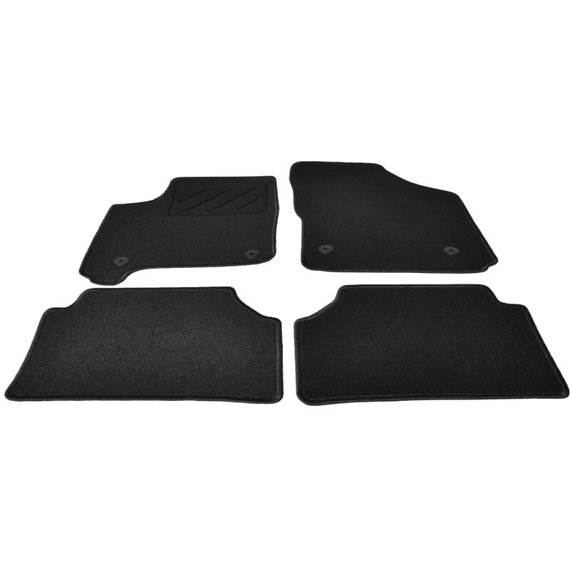 

Juego de alfombrillas de coche 4 piezas para Opel Meriva A - Antracita - Vidaxl