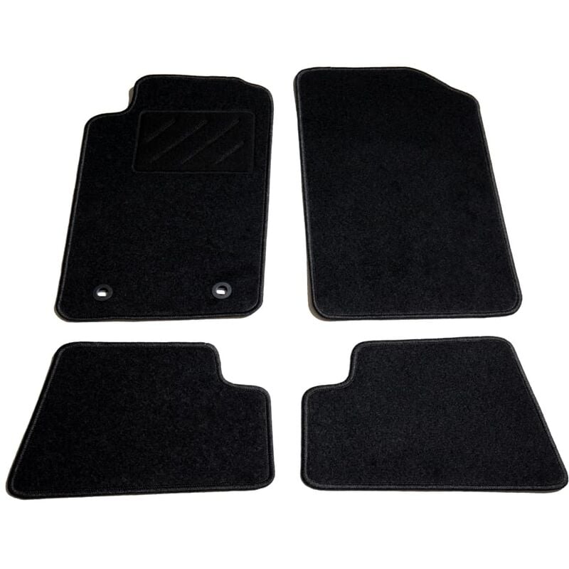 

Juego de alfombrillas de coche 4 piezas para Peugeot 206 CC - Antracita - Vidaxl