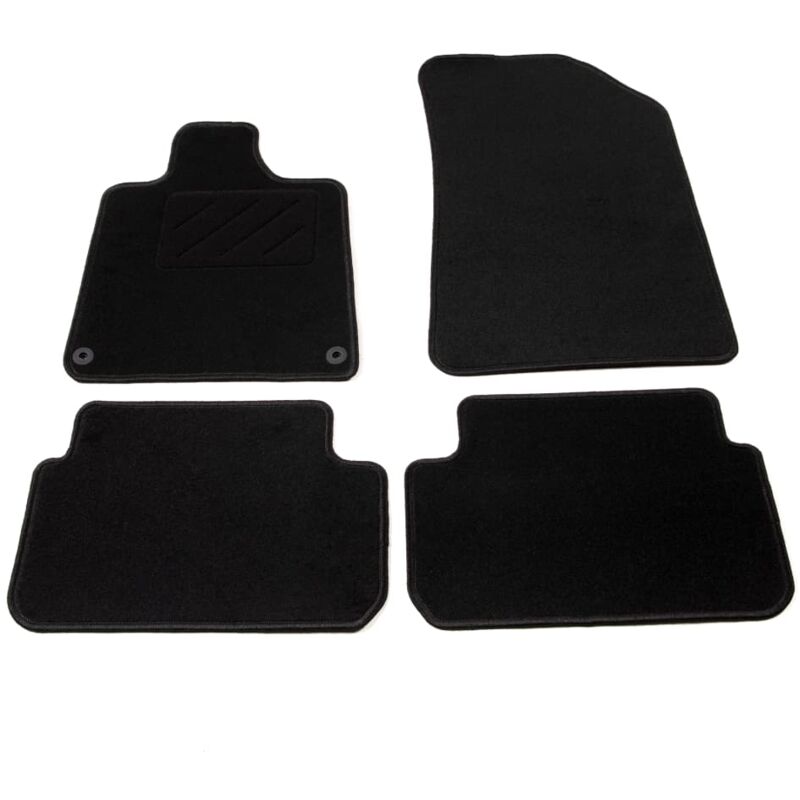 

Juego de alfombrillas de coche 4 piezas para Peugeot 407 - Antracita - Vidaxl