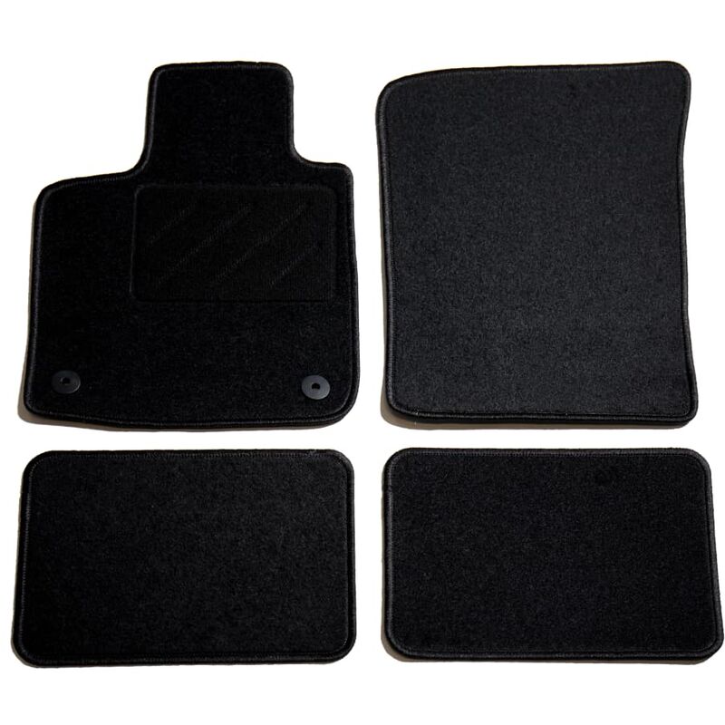 

Juego de alfombrillas de coche 4 piezas para Renault Twingo II - Antracita - Vidaxl