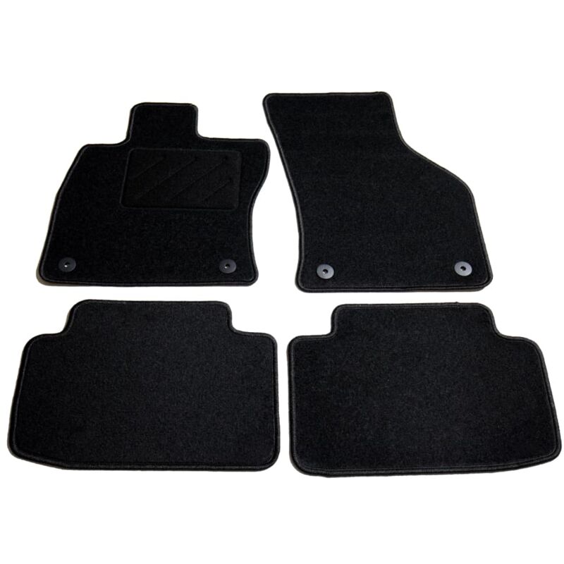 

Juego de alfombrillas de coche 4 piezas para Skoda Octavia III - Antracita - Vidaxl