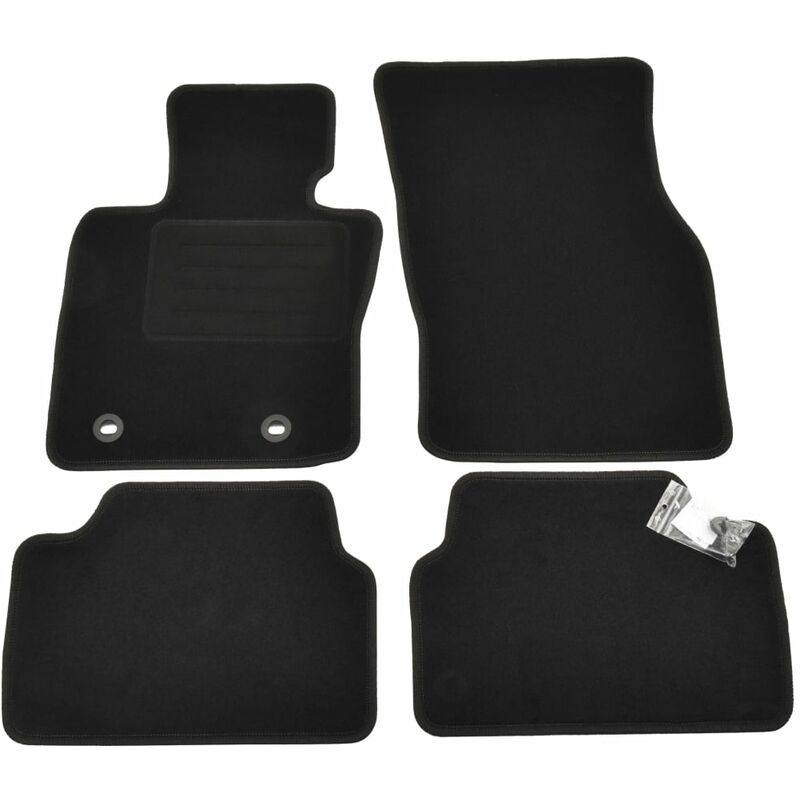 

Juego de alfombrillas coche 4 pzas BMW Mini 3 F55 5 puertas - Antracita - Vidaxl