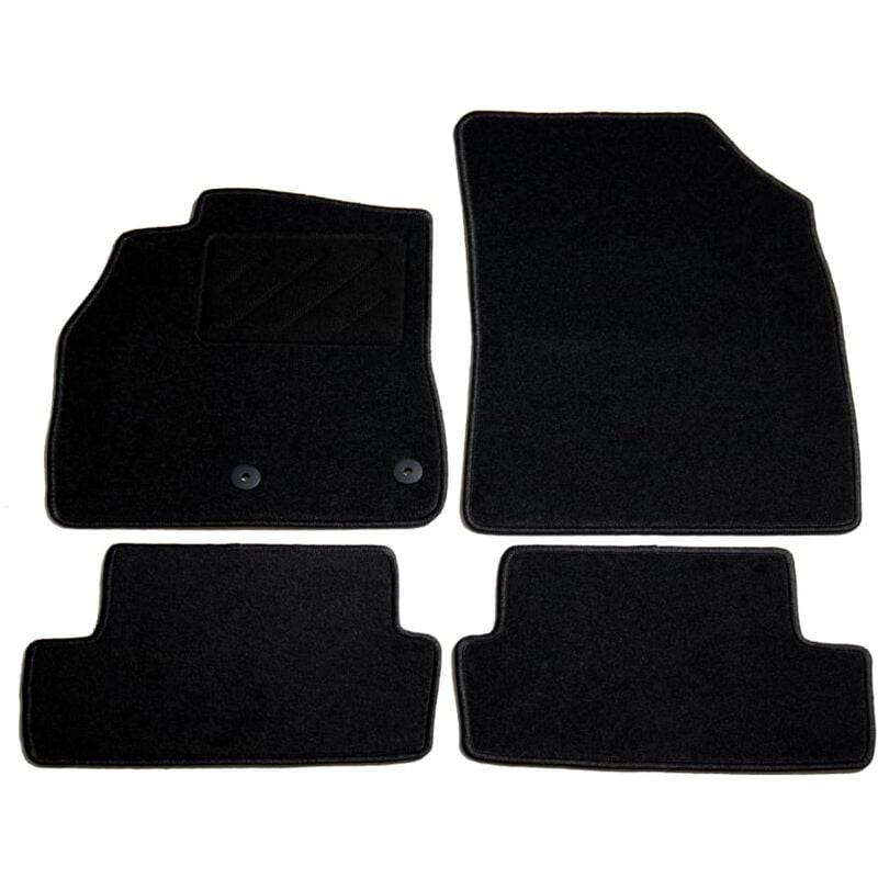 

vidaXL Juego de alfombrillas de coche 4 pzas Renault Megane III Coupe - Antracita