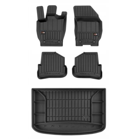 Juego de alfombrillas de goma 3D para el suelo y el maletero del Audi A1 8X Hatchback (2010-2018)