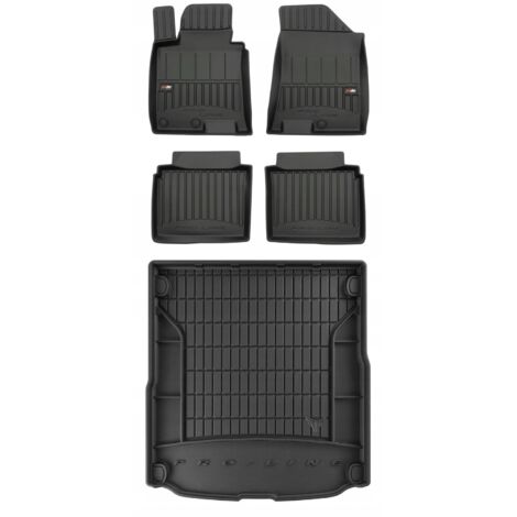 Juego de alfombrillas de goma 3D para Hyundai i40 1 Sedán 2011-2019 bw