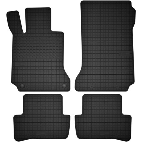 Juego de alfombrillas de goma para: Mercedes Clase C W204 berlina, familiar, coupé (de 2007 a 2014)