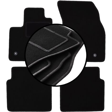 Juego de alfombrillas de terciopelo para Ford Focus MK4 hatchback, sedán, familiar, Turnier, Turnier Active (2018-)