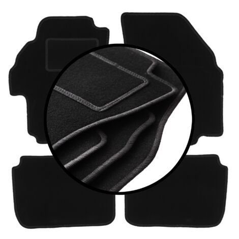 Juego de alfombrillas de terciopelo para Suzuki Liana hatchback, sedan, station wagon (2001-2004)