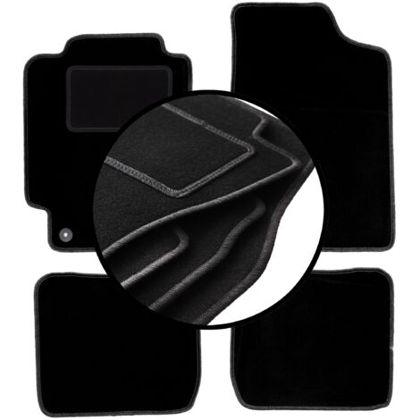 Juego de alfombrillas de terciopelo para Toyota Corolla E10 hatchback, station wagon, sedan (1992-1997)