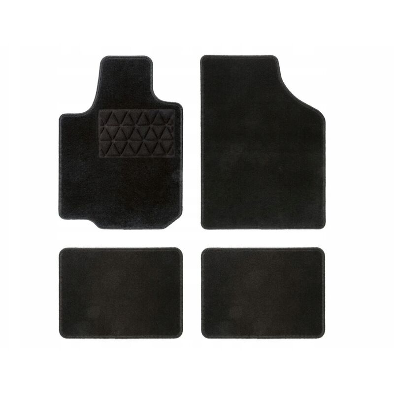 Juego de alfombrillas negras para coche ULTIMATE SPEED RS Racing, 4 piezas