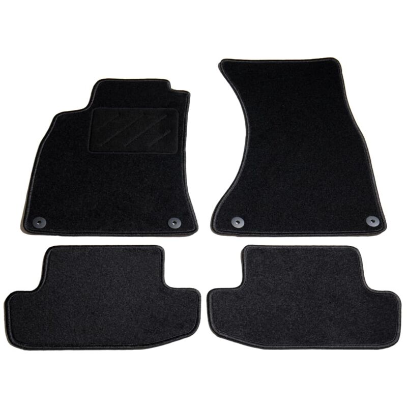

Juego de alfombrillas para coche 4 piezas para Audi A5/S5 - Antracita - Vidaxl