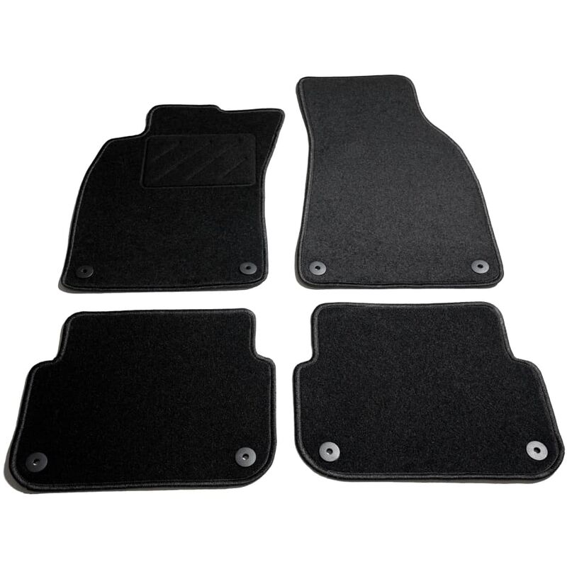 

Juego de alfombrillas para coche 4 piezas para Audi A6 - Antracita - Vidaxl