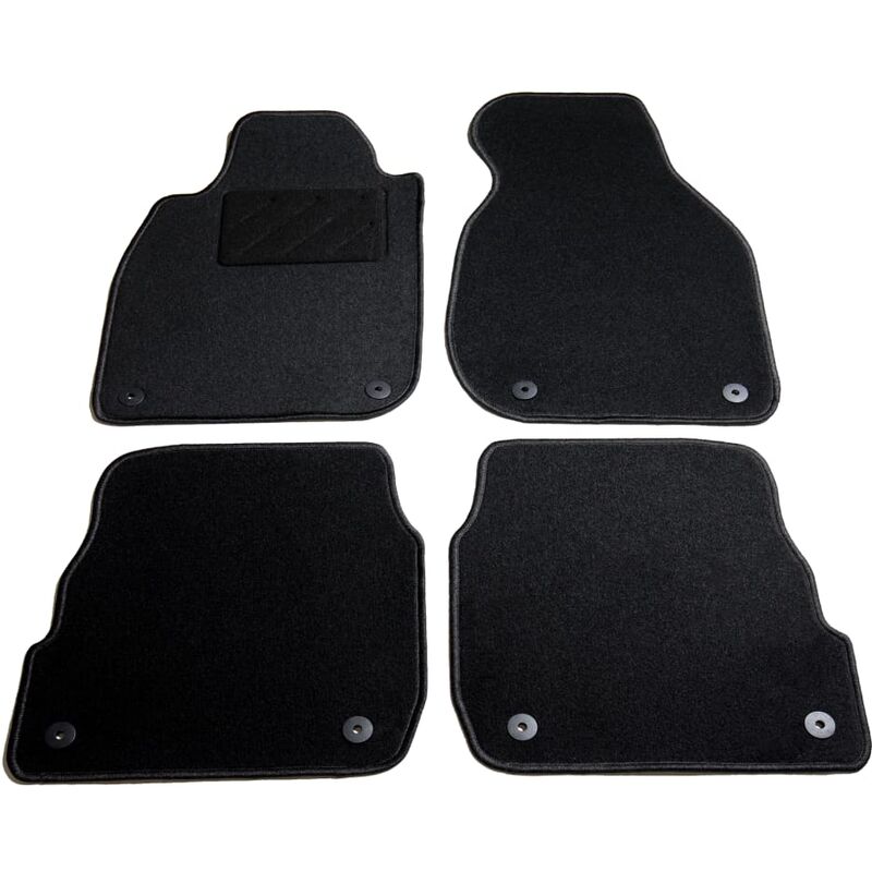 

Juego de alfombrillas para coche 4 piezas para Audi A6 - Antracita - Vidaxl