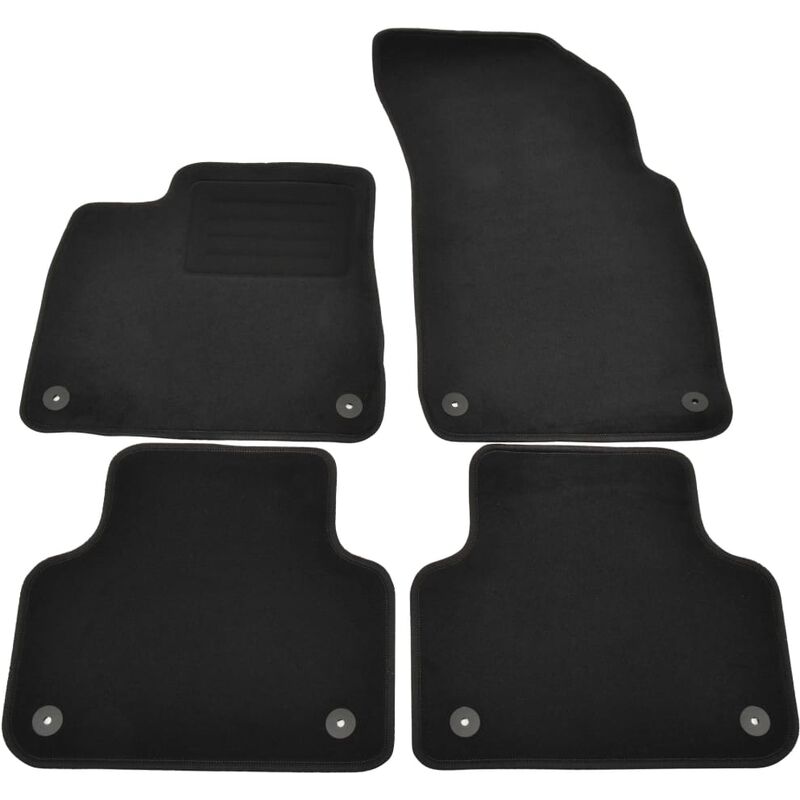 

Juego de alfombrillas para coche 4 piezas para Audi Q8 - Antracita - Vidaxl