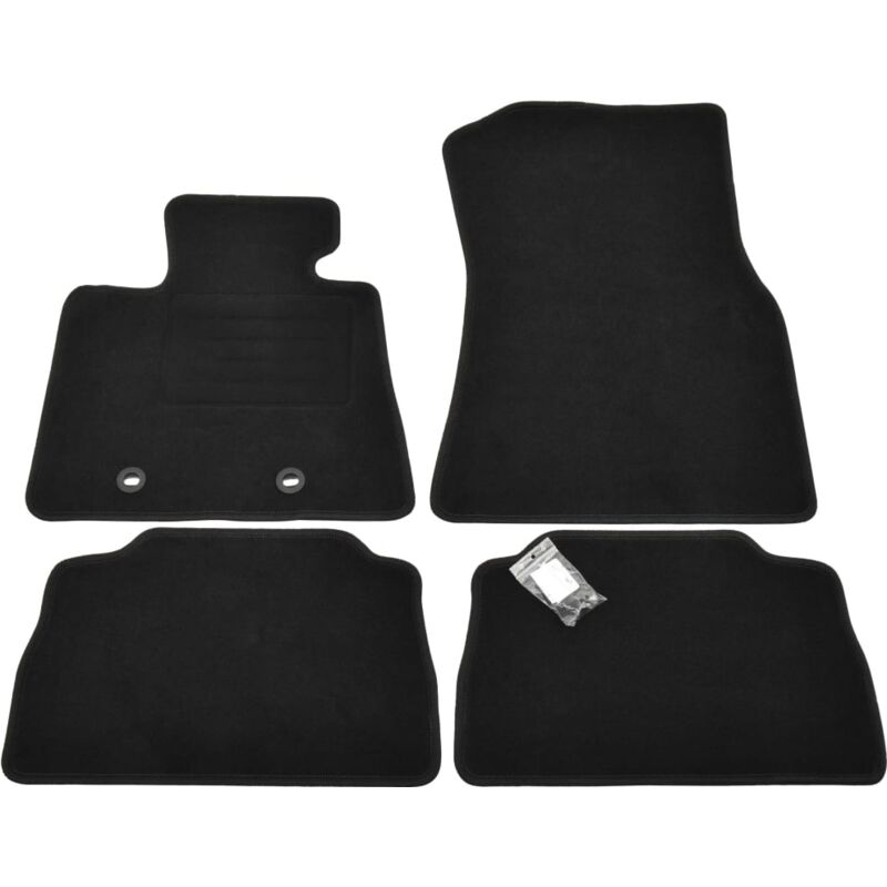 

Juego de alfombrillas para coche 4 piezas para BMW G06 (X6) - Antracita - Vidaxl