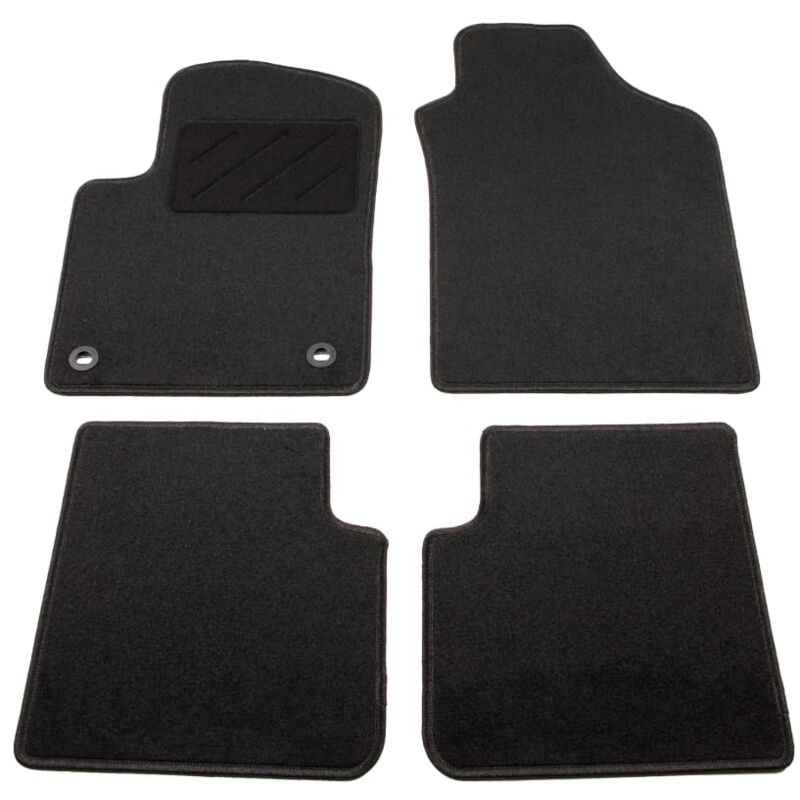 

Juego de alfombrillas para coche 4 piezas para Fiat 500 - Antracita - Vidaxl