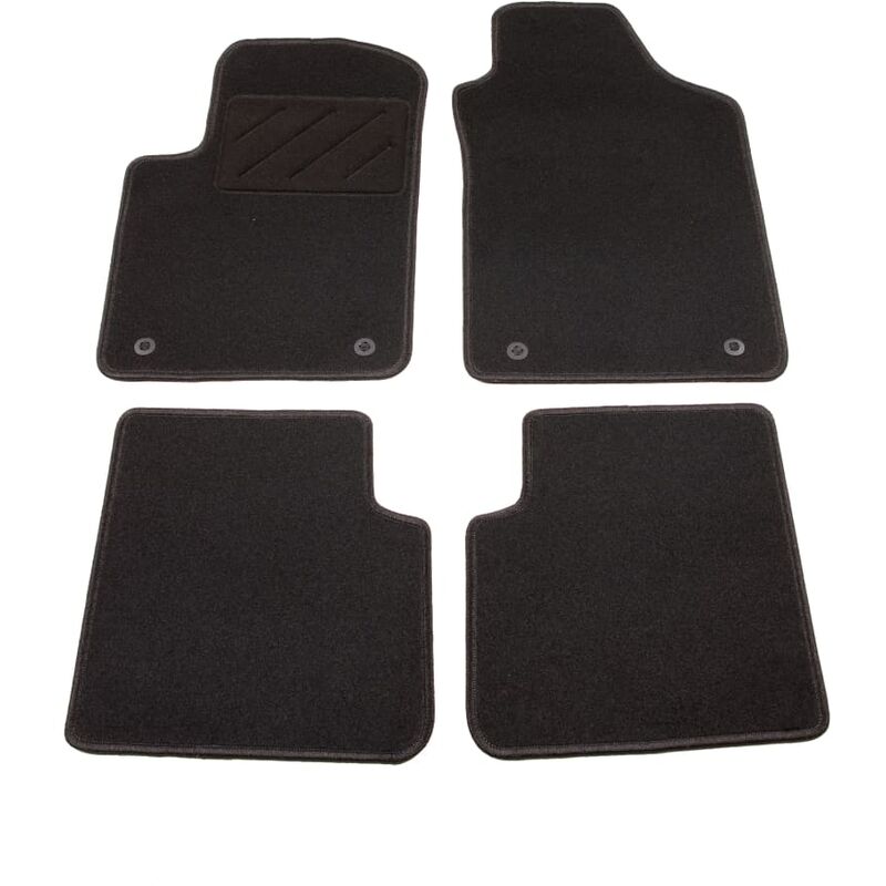 

Juego de alfombrillas para coche 4 piezas para Fiat 500 C Twinair - Antracita - Vidaxl