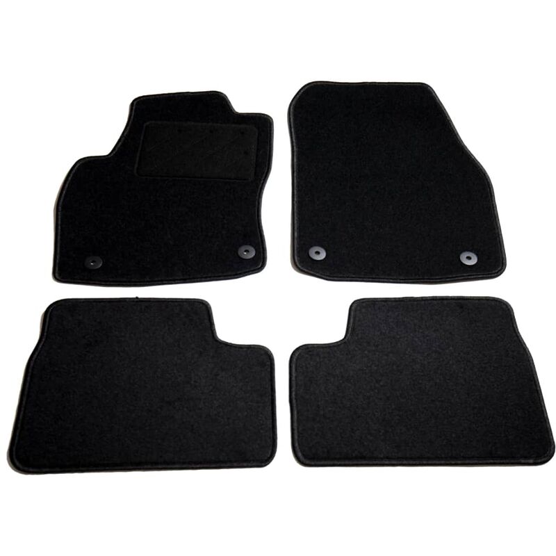 

Juego de alfombrillas para coche 4 piezas para Opel Astra H - Antracita - Vidaxl