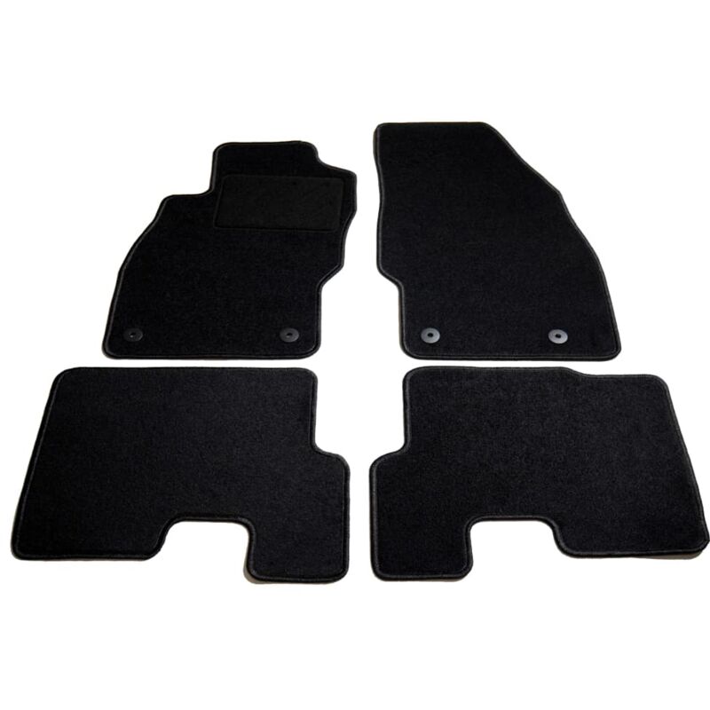 

Juego de alfombrillas para coche 4 piezas para Opel Corsa E - Antracita - Vidaxl