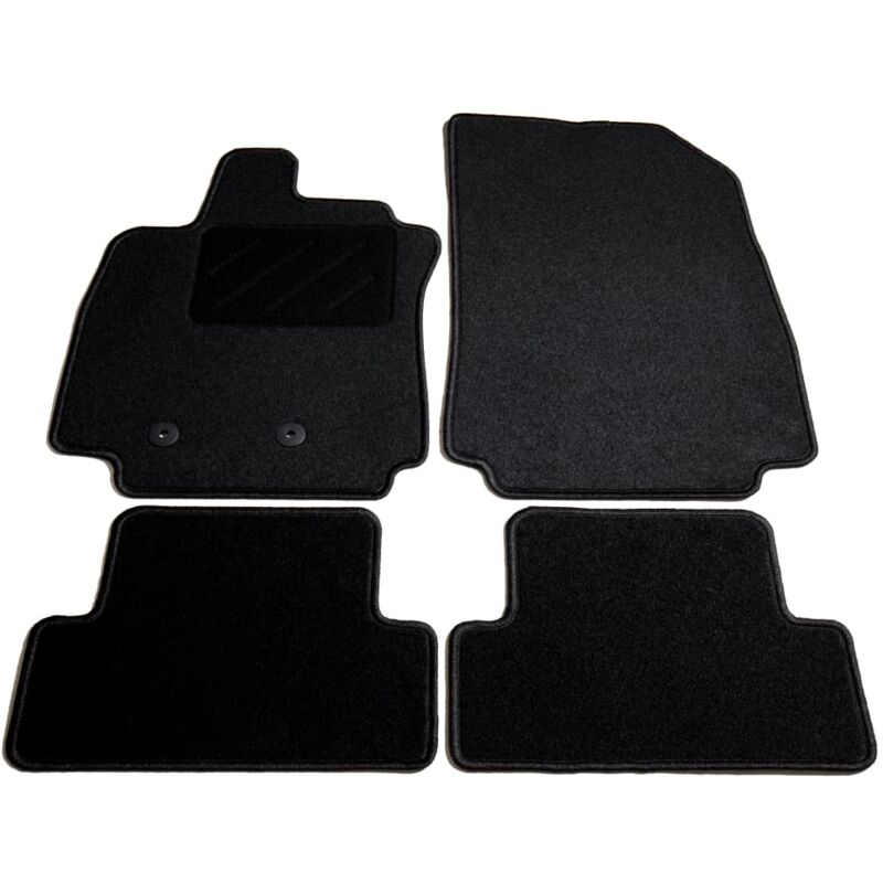 

Juego de alfombrillas para coche 4 piezas para Renault Clio - Antracita - Vidaxl