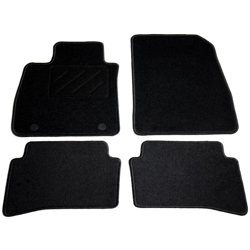 

Juego de alfombrillas para coche 4 piezas para Renault Clio IV