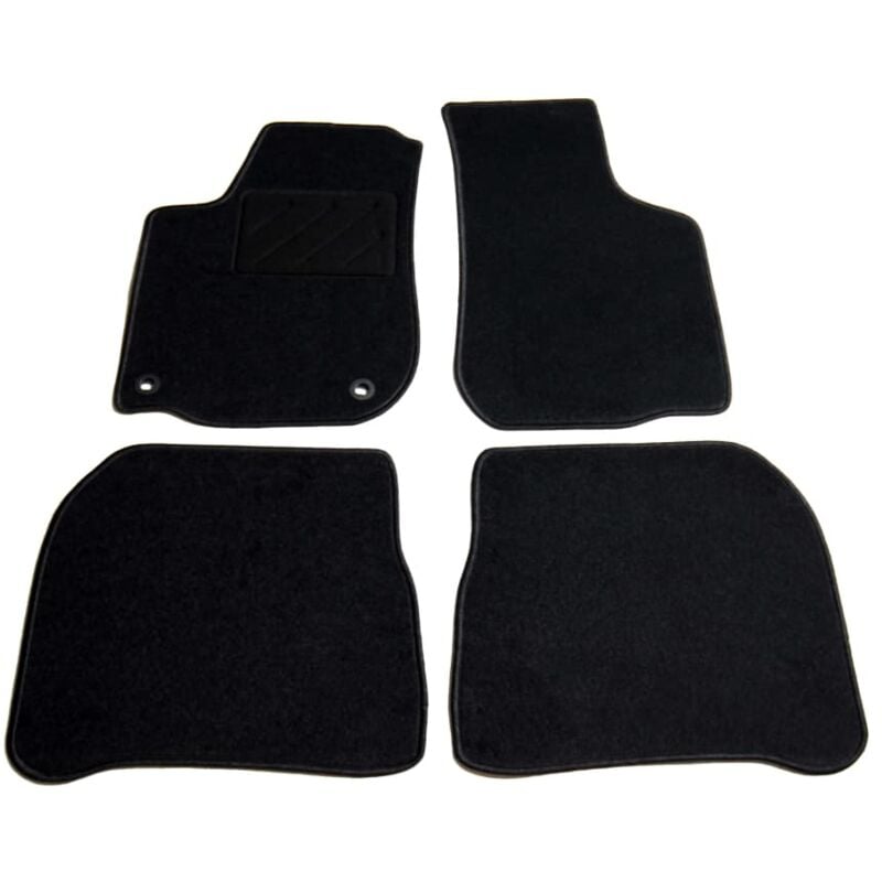 

Juego de alfombrillas para coche 4 piezas para Skoda Octavia I - Antracita - Vidaxl