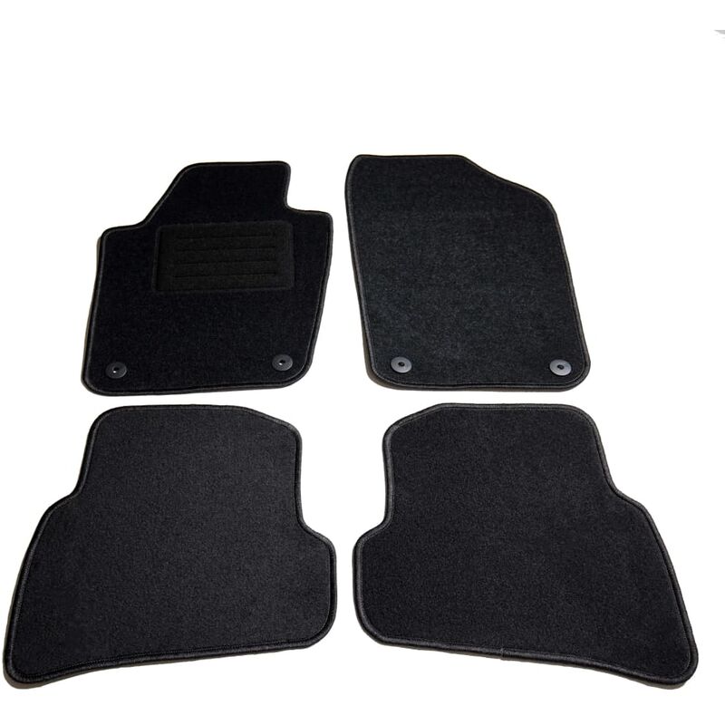 

Juego de alfombrillas para coche 4 piezas para VW Polo V - Antracita - Vidaxl