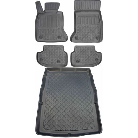 Juego de alfombrillas para coche y alfombrilla para maletero para BMW Serie 5 F10 Sedán (2013-04.2017)