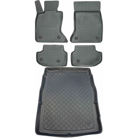 Juego de alfombrillas para coche y alfombrilla para maletero para BMW Serie 5 F10 Sedán (2013-04.2017)