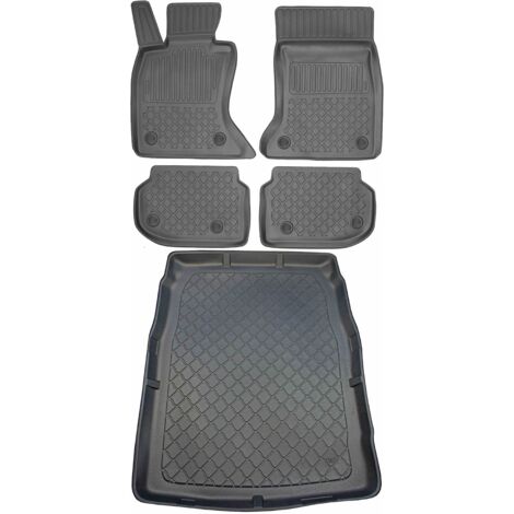 Juego de alfombrillas para coche y alfombrilla para maletero para BMW Serie 5 F10 Sedán (marzo de 2010 a 2013).