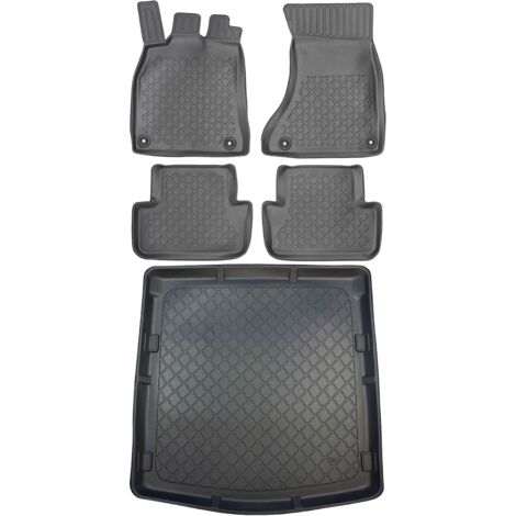 Juego de alfombrillas para coche y maletero para Audi A5 i Sportback (2009-09.2016).