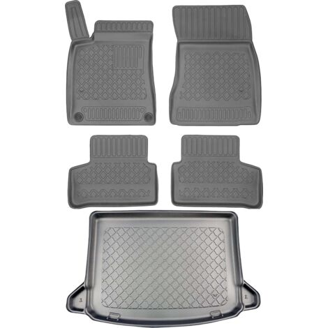 Juego de alfombrillas para coche y maletero para Mercedes Clase A W177 250e Hatchback desde mayo de 2019.