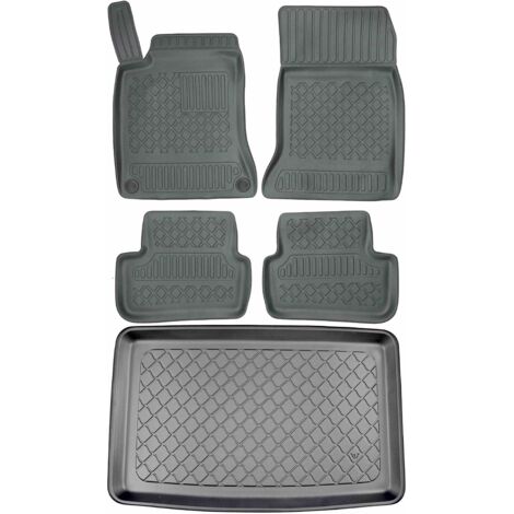 Juego de alfombrillas para coche y maletero para Mercedes Clase B W246 Hatchback (octubre de 2011 a diciembre de 2018).