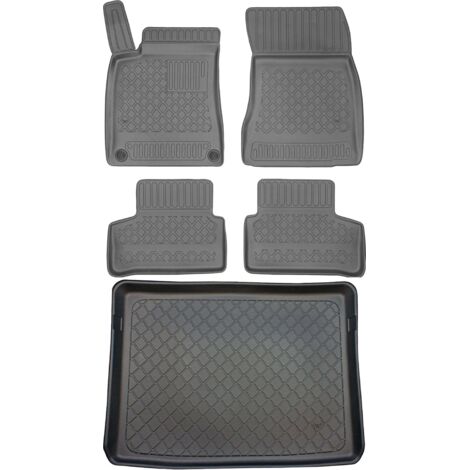 Juego de alfombrillas para coche y maletero para Mercedes Clase B W247 desde enero de 2019.