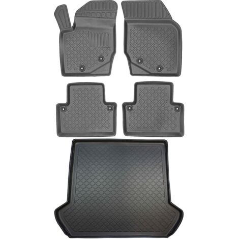 Juego de alfombrillas para coche y maletero para Volvo XC90 I SUV (2002-04.2015)